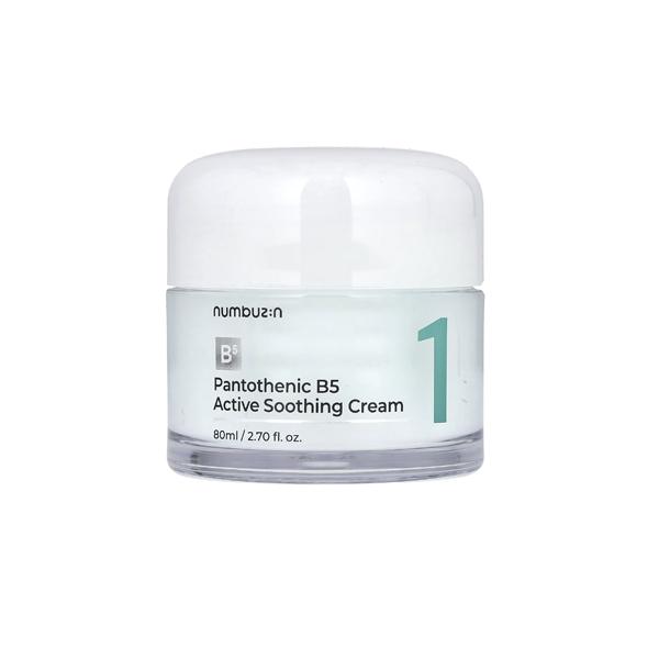 Numbuzin No.1 Pantothenic B5 Active Soothing Cream for calming, sebum control, and sensitive skin repair