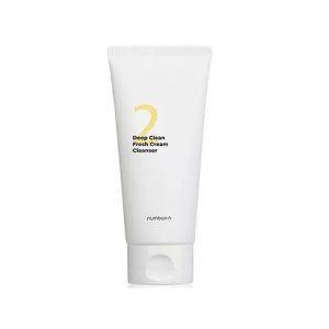 Numbuzin No.2 Deep Clean Fresh Cream Cleanser – 120ml Pore-Clearing & Hydrating Face Wash