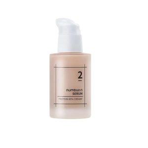Numbuzin No.2 Protein 43% Creamy Serum 50ml – Firming & Texture-Smoothing Korean Serum