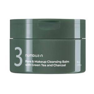 numbuzin-no3-cleansing-balm-green-tea-charcoal-85g-pore-makeup-remover.
