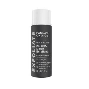 Paula’s Choice Skin Perfecting 2% BHA Liquid Exfoliant 30ml – Salicylic acid toner for acne, blackheads, and pore cleansing