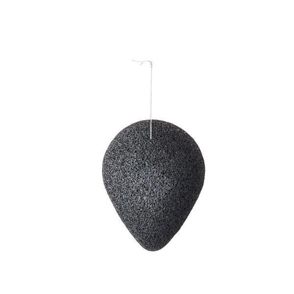 Purito Bamboo Charcoal Konjac Sponge – natural vegan exfoliating sponge for sensitive skin