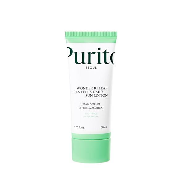 Purito Wonder Releaf Centella Daily Sun Lotion 60ml – Calming & Moisturizing Korean Sunscreen