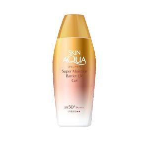 Rohto Skin Aqua Super Moisture Barrier UV Gel SPF 50+ PA++++ 100g – Hydrating & Protective Japanese Sunscreen