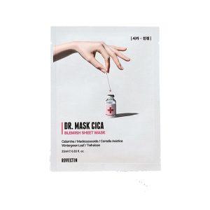 Rovectin Dr.Mask Cica Blemish Sheet Mask 25ml – Korean calming sheet mask for acne-prone and sensitive skin