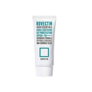 Rovectin Aqua Soothing UV Protector SPF50+ PA++++ 50ml gentle mineral sunscreen for sensitive skin