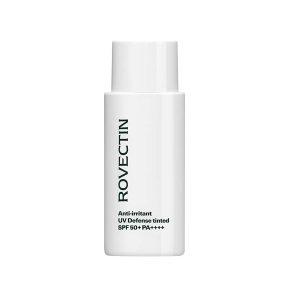 Rovectin UV Defense Tinted SPF50+ PA+++ 50ml – Korean physical sunscreen with tint for sensitive and acne-prone skin