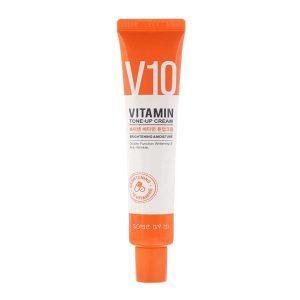 Some By Mi V10 Vitamin Tone Up Cream 50ml brightening whitening moisturizer with multi vitamins
