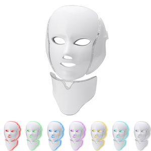 Skin Rejuvenation Photon Therapy 7 Color LED Light Neck Beauty Mask