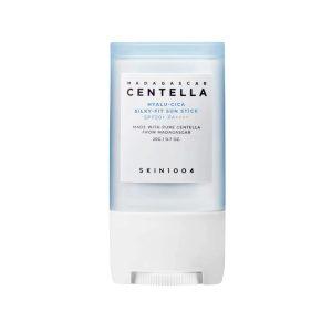 SKIN1004 Madagascar Centella Hyalu-Cica Silky-Fit Sun Stick SPF50+ PA++++ 20g – Hydrating & Non-Greasy Korean Sun Protection