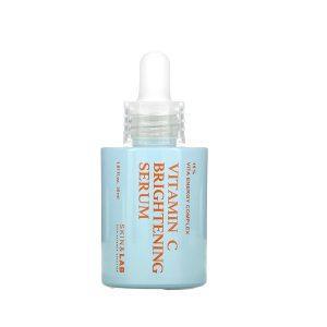 Skin&Lab Vitamin C Brightening Serum 30ml with stabilized vitamin C and panthenol for glow, tone correction, and antioxidant care
