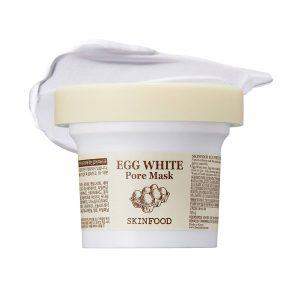 Skinfood Egg White Pore Mask 120g, pore-refining mask with egg white extract