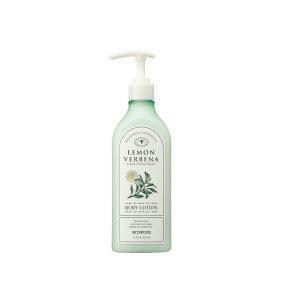 Skinfood Lemon Verbena Body Lotion bottle with lemon verbena and cucumber water