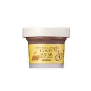 Skinfood Honey Sugar Food Mask 120g – exfoliating wash-off mask with black sugar and honey