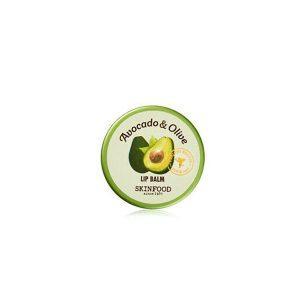 SkinFood Avocado & Olive Lip Balm 12g moisturizing lip care with avocado oil and olive oil for soft smooth lips