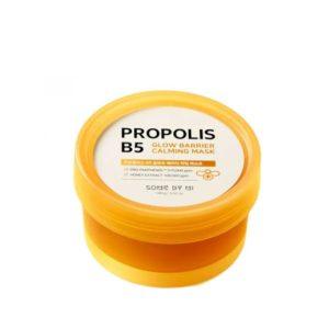 Some By Mi Propolis B5 Glow Barrier Calming Mask 100g – Korean wash-off mask for sensitive, acne-prone, and dull skin