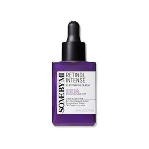 Some By Mi Retinol Intense Reactivating Serum bottle with retinol, retinal, and bakuchiol