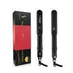 Steam Styler Ceramic Coated Hair Straightener with infrared and steam technology for smooth, frizz-free styling