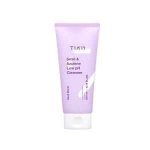 TIAM Snail & Azulene Low pH Cleanser 200ml – Gentle pH-Balancing Facial Cleanser