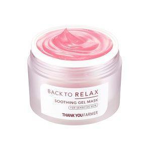 Thank You Farmer Back to Relax Soothing Gel Mask 100ml – Korean calming gel mask for sensitive and oily skin