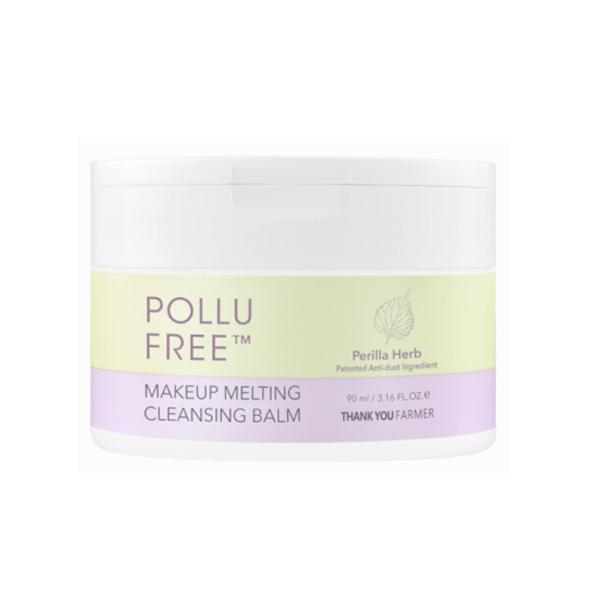 Thank You Farmer Pollufree Makeup Melting Cleansing Balm 90ml – Korean sherbet-texture balm for makeup removal and pollution defense