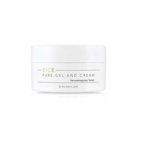 Thank You Farmer Rice Pure Gel and Cream 80ml jar for brightening, calming, and balancing sensitive skin