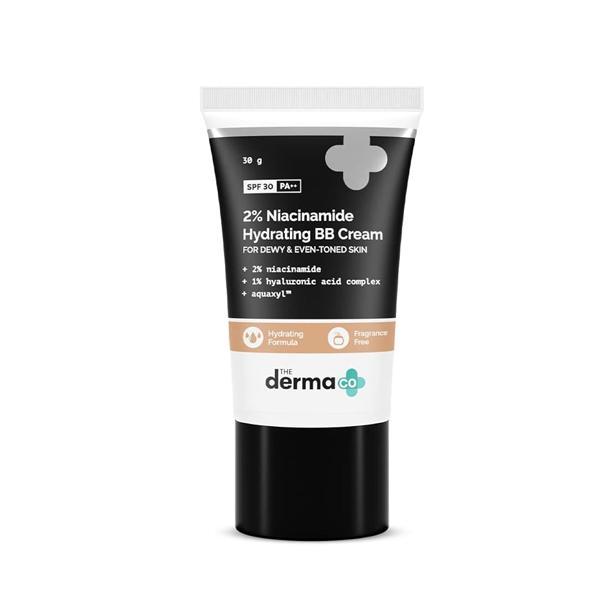The Derma Co 2% Niacinamide Hydrating BB Cream SPF 30 PA++ – 30g Tube