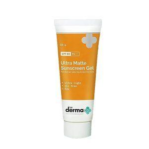 The Derma Co Ultra Matte Sunscreen Gel SPF 60 PA+++ – 50g Tube