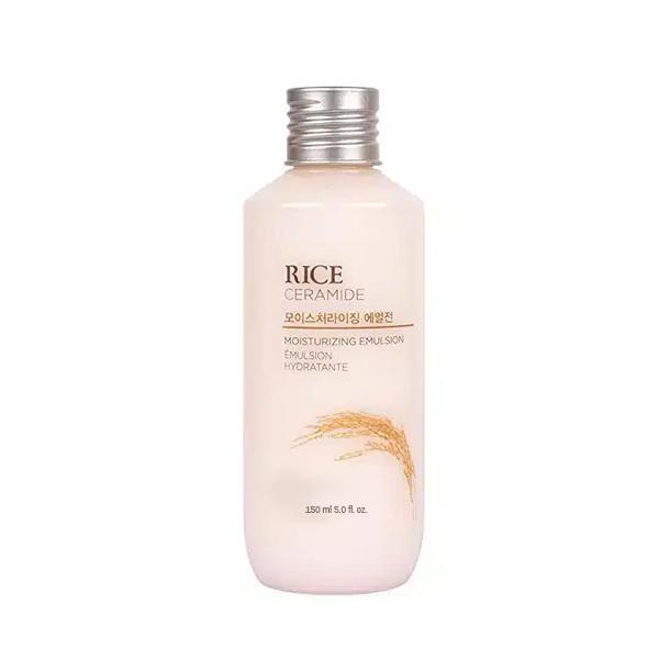 The Face Shop Rice Ceramide Moisturizing Emulsion 150ml – Hydrating & Brightening Korean Lotion