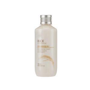 The Face Shop Rice & Ceramide Moisturizing Toner 150ml for dry and sensitive skin with rice extract and ceramides