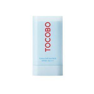 Tocobo Cotton Soft Sun Stick SPF50+ PA++++ for matte UV protection, sebum control, and sensitive skin care