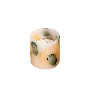 Citta SKN05 Fruit Temptation Aromatherapy Candle in glass jar with layered soy wax and wooden wick