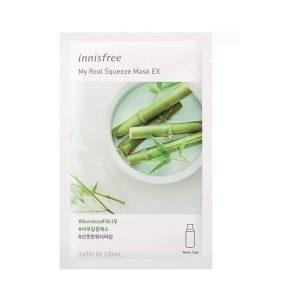 Innisfree It’s Real Squeeze Mask Sheet Bamboo 20ml Korean hydrating sheet mask