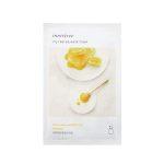 Innisfree My Real Squeeze Mask Manuka Honey 20ml, moisturizing sheet mask with Jeju green complex and nourishing honey