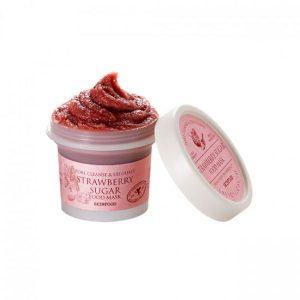 Skinfood Strawberry Sugar Food Mask 120g jar for exfoliating, brightening, and nourishing dull skin