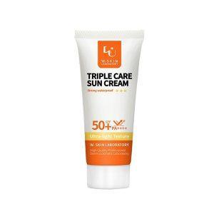 W.Skin Laboratory Triple Care Sun Cream SPF50+ PA++++ 60ml – broad-spectrum sunscreen with anti-aging and hydrating benefits