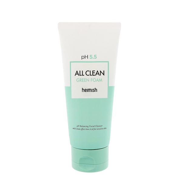 Heimish All Clean Green Foam pH 5.5 150g gentle low pH cleanser with centella asiatica and witch hazel