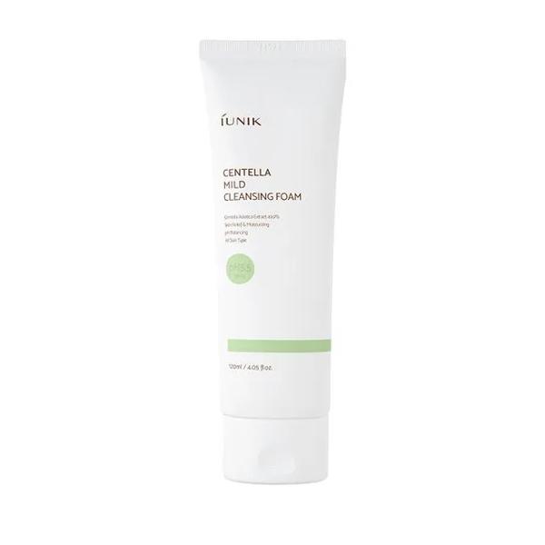 iUNIK Centella Mild Cleansing Foam for gentle cleansing, soothing, and sensitive skin care