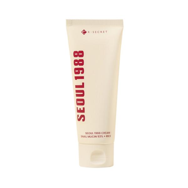 K-Secret Seoul 1988 Cream 100ml – Snail Mucin 93% + Rice Extract Brightening & Repair Moisturizer