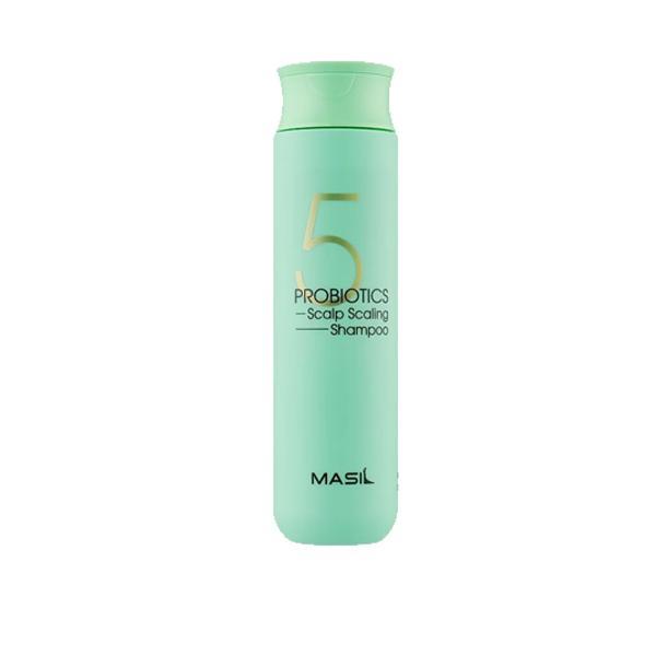 Masil 5 Probiotics Scalp Scaling Shampoo 300ml – Deep-Cleansing & Microbiome-Balancing Korean Scalp Care