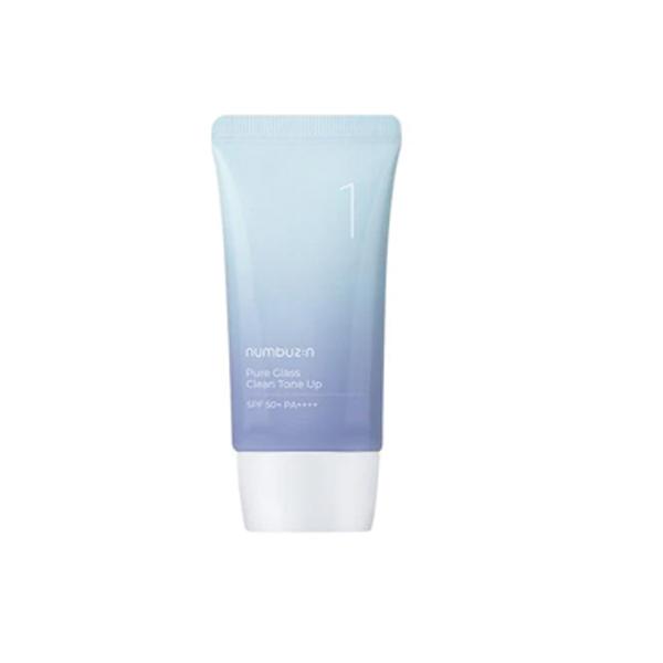 Numbuzin No.1 Pure Glass Clean Tone Up SPF50+ PA++++ 50ml 1 numbuzin-no1-pure-glass-tone-up-spf50-pa++++-50ml-brightening-sunscreen.