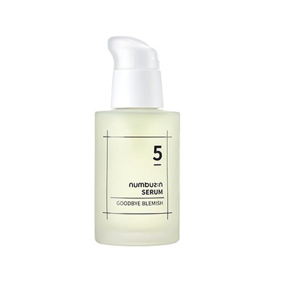 Numbuzin No.5 Goodbye Blemish Serum 50 ml 1 Numbuzin No.5 Goodbye Blemish Serum 50ml with niacinamide, tranexamic acid, and licorice root for brightening and blemish care