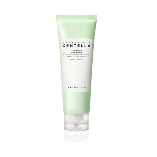 SKIN1004 Madagascar Centella Tea-Trica BHA Foam 125ml – Acne-Clearing & Soothing Korean Cleanser