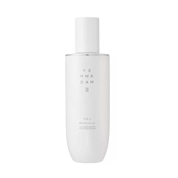The Face Shop Yehwadam Jeju Magnolia Pure Brightening Toner 160ml bottle for hydration, brightening, and skin tone improvement