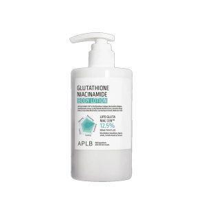 APLB Glutathione Niacinamide Body Lotion for brightening, hydration, and skin barrier repair