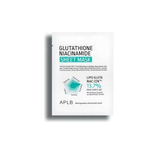 APLB Glutathione Niacinamide Sheet Mask 25ml – Hydrating & Brightening Face Mask