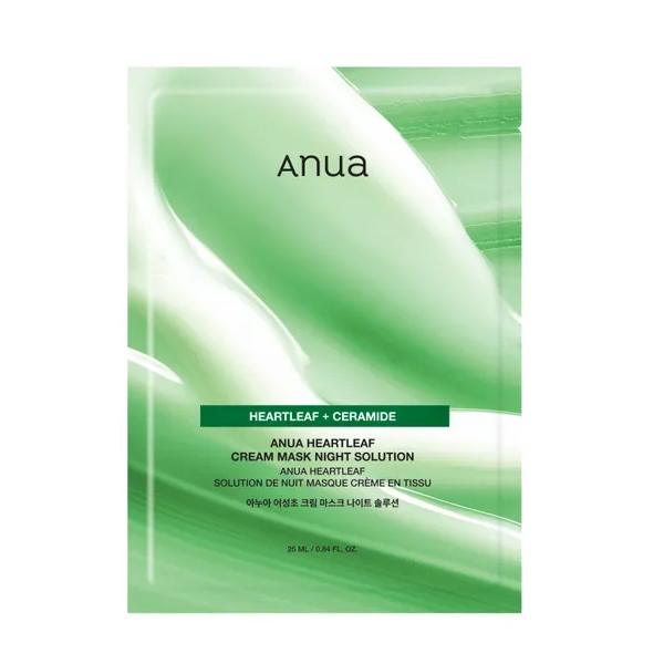 Anua Heartleaf Cream Sheet Mask with Centella and ceramide-rich essence