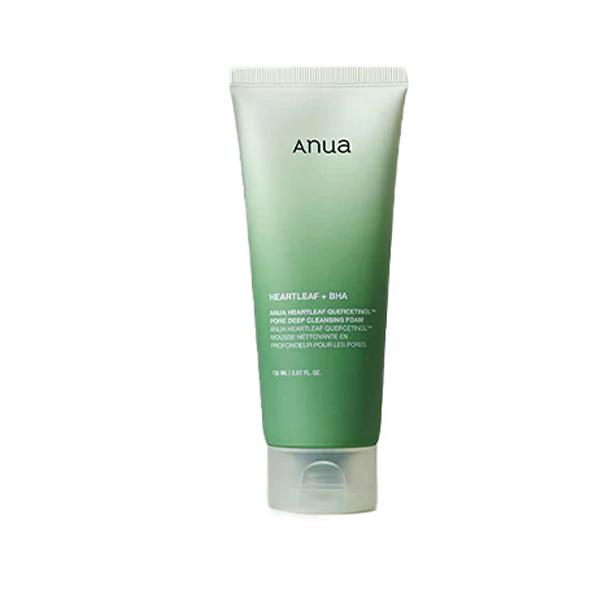 Anua Heartleaf Quercetinol Deep Cleansing Foam 150ml – Calming & Pore-Clearing Korean Face Wash