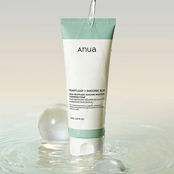 Anua Heartleaf Succinic Moisture Cleansing Foam 150ml - Image 2
