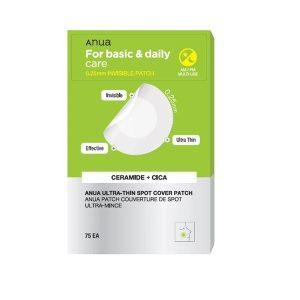 Anua Ultra Thin Spot Cover Patch for acne care, sebum absorption, and invisible coverage